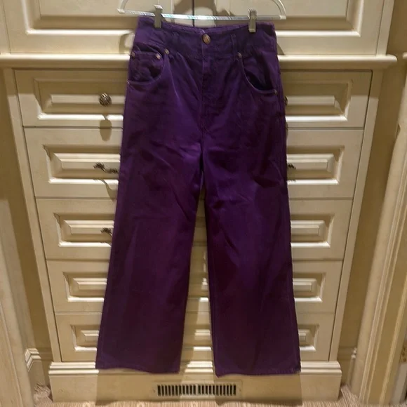 Gently Worn Purple Ulla Johnson Jwans 28 - Picture 1 of 5